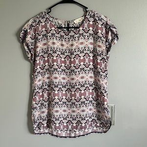 Patterned Pink Republic Blouse
